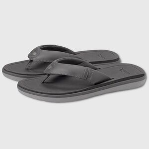 Sanuk Rippah SL Sandals / Flip-Flops - NWT Mens‎ 9 Charcoal - #47267-G6